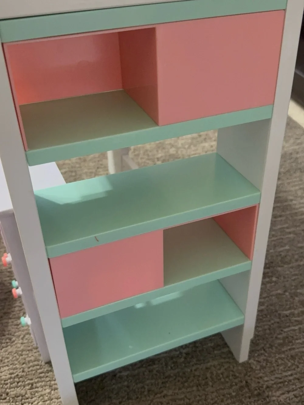 My Life As Doll Loft Bed with Ladder and Coral Chair Dresser - Picture 4 of 9